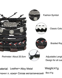 Multilayer Leather Bracelet