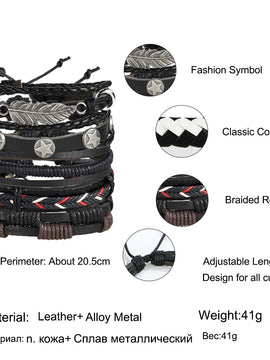 Multilayer Leather Bracelet